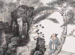 《松下雪》唐代司空曙所作，向世人传递着昂扬蓬勃的正能量