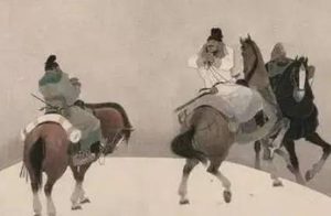 高适所作的《赠别王十七管记》，诗中多有转折突兀，前后矛盾之处