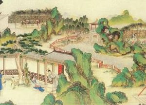 红楼梦第三十回：宝钗借扇机带双敲，龄官划蔷痴及局外