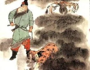 红楼梦第四十七回：呆霸王调情遭苦打，冷郎君惧祸走他乡