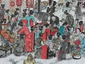 红楼梦第五十三回：宁国府除夕祭宗祠，荣国府元宵开夜宴