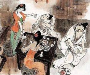 红楼梦第六十四回：幽淑女悲题五美吟，浪荡子情遗九龙珮