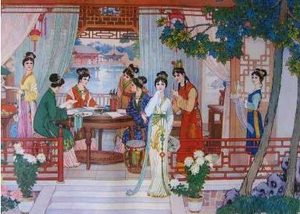 红楼梦第七十回：林黛玉重建桃花社，史湘云偶填柳絮词
