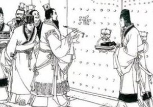 三国演义第五十九回：许诸裸衣斗马超，曹操抹书问韩遂