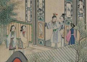 红楼梦李嬷嬷破口大骂时，袭人是什么表现？