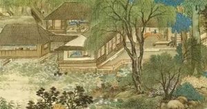 《过故人庄》为孟浩然所作，诗人当时隐居于鹿门山上