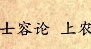 《吕氏春秋·士容论》上农原文讲的是什么？怎么理解？