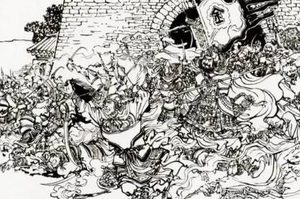 说唐后传第四十七回：宝石基采金进贡，扶余国借兵围城