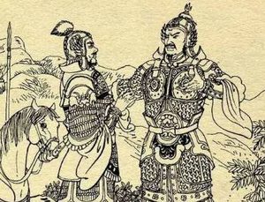 说唐三传第二十七回：番后火鹊烧八将，薛元帅子媳团圆