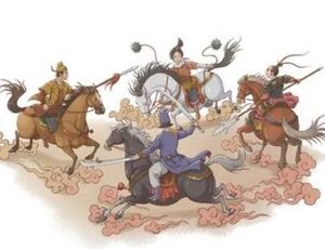 镜花缘第二十八回：老书生仗义舞龙泉，小美女衔恩脱虎穴