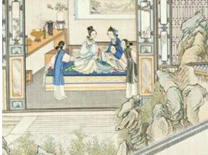 红楼梦中宝玉夜里睡觉时，陪着他的袭人睡在哪里？