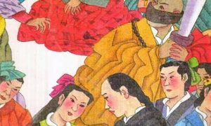 《儿女英雄传》第三十回：开菊宴双美激新郎 聆兰言一心攻旧业