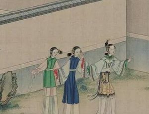 红楼梦贾母因为鸳鸯大骂王夫人时，贾府众人是什么表现？