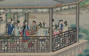 红楼梦中贾母表面上在夸王熙凤，其实是在讽刺薛宝钗