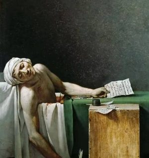 达维特与《马拉之死》：新古典主义下的革命圣像