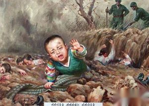 朝鲜教科书里的美国大兵好残暴！美军竟这样虐俘