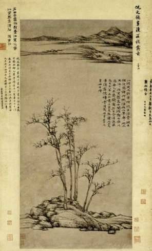 元四家倪瓒个人简介 及绘画作品特点解析