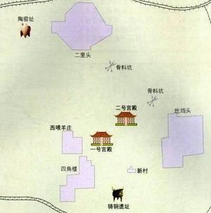 二里头文化主要分布在哪些区域？每个区域的文物有什么不同