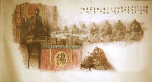 佛教在中国的发展：梁武帝提出了“和尚吃素”