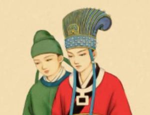 宋朝官服上那个白色项圈湿干什么的？有什么作用？