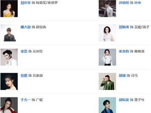《南烟斋笔录》最新演员表都有谁 他们之间的关系又是什么