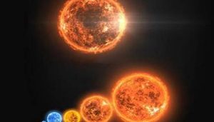 主序星究竟有多大？科学家猜测，约为太阳质量的100倍