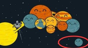 冥王星为什么不是行星？因为它的质量仅有月球的六分之一