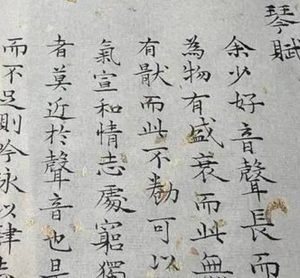 文徵明书法《琴赋》欣赏，在什么背景下创作的？