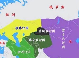 成吉思汗的遗产：四大汗国的建立与分裂