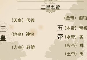 探寻中国古代的神话与历史——三皇五帝