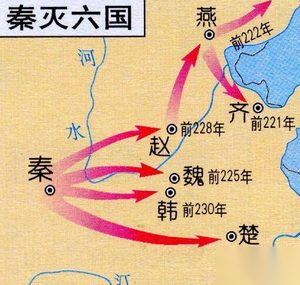 战国七雄：秦始皇统一全国征服了哪些国家？