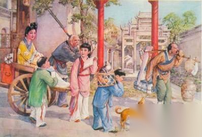 孟母三迁历史图片