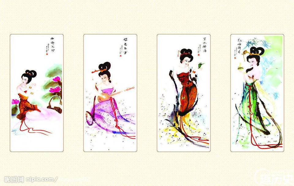 四大美女历史图片