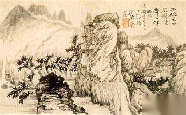 清初四僧之一石涛历史图片