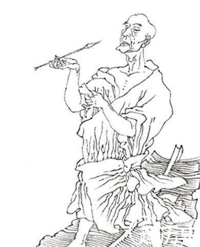 唐代著名的书法家怀素历史图片