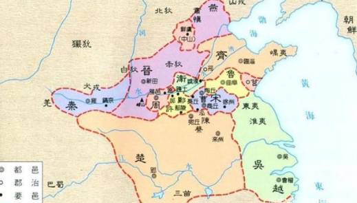 春秋战国历史图片