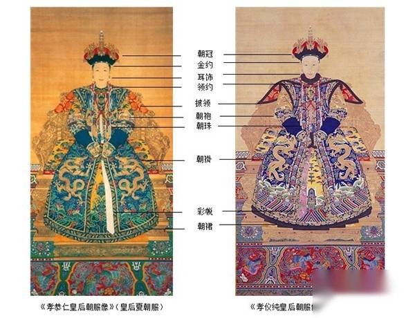 清朝服饰历史图片