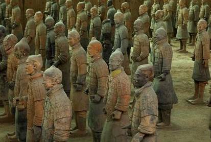 兵马俑历史图片