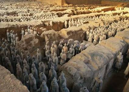 兵马俑历史图片