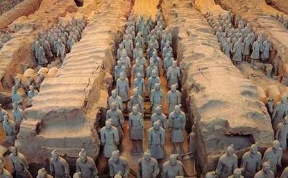 兵马俑历史图片