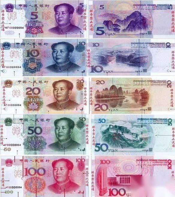 人民币历史图片