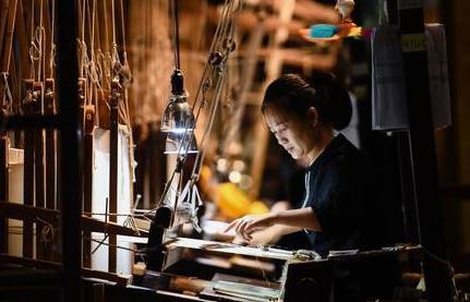 云锦历史图片