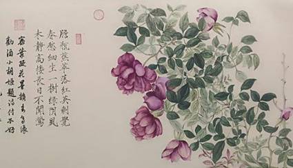 没骨画历史图片