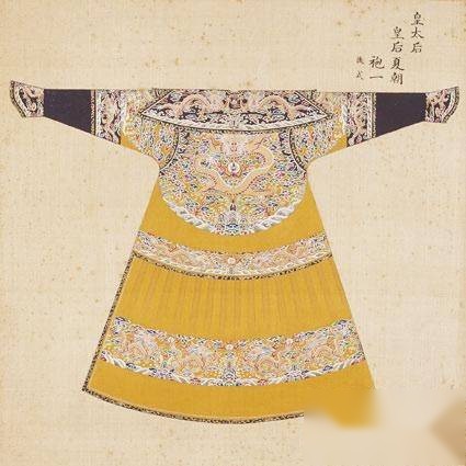 清朝皇后服饰历史图片