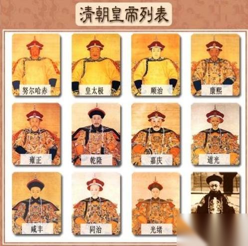 皇帝历史图片
