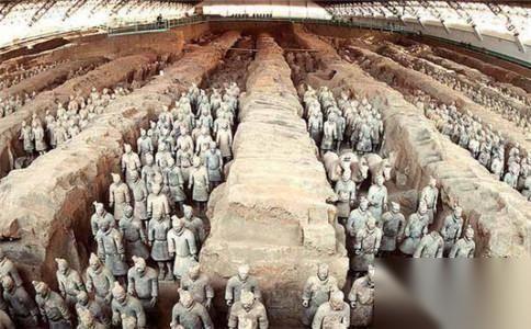 秦始皇陵历史图片