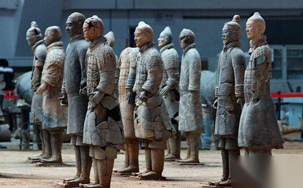 秦始皇兵马俑历史图片