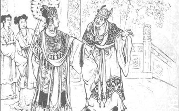 郑袖与屈原历史图片