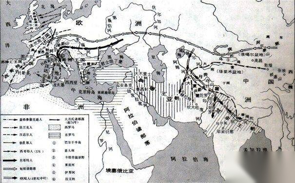 民族大迁徙历史图片