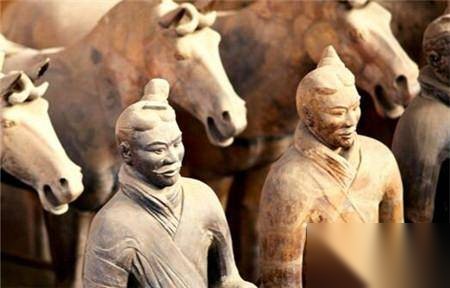 秦始皇建兵马俑历史图片